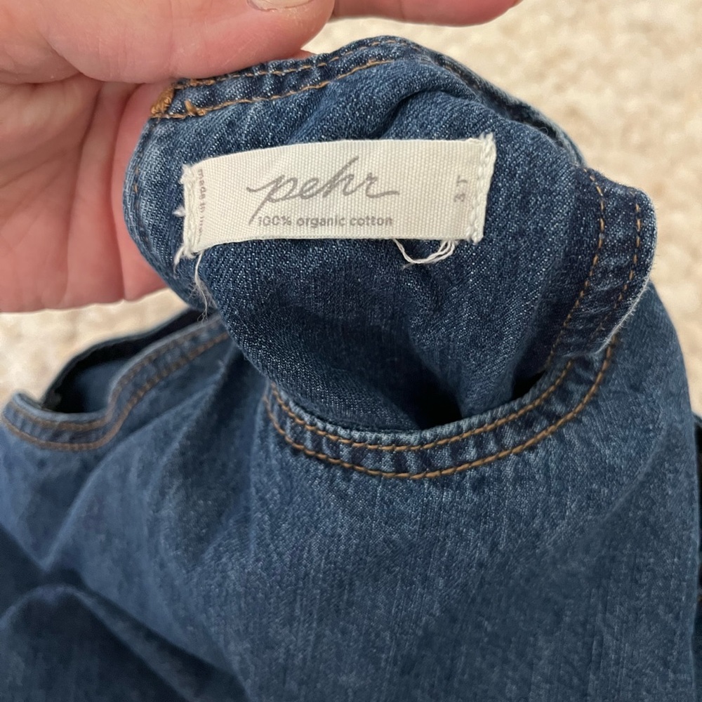 Pehr organic cotton denim dress 3t - Picture 2 of 3